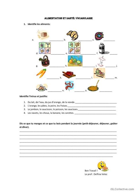 Aliments Fran Ais Fle Fiches Pedagogiques Pdf Doc 29596 The Best Porn