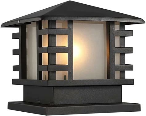 Column Lights Traditional E Waterproof Pillar Lights Outdoor