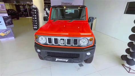 Maruti Jimny Red Colour Showcased At Dealerships Carwale