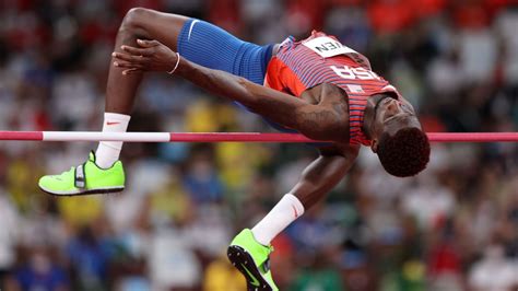 Olympics High Jump Bar - High Jump Athletics Britannica : They land on ...