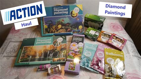 Action Diamond Painting Haul Diamond Paintings F R Kleines Geld