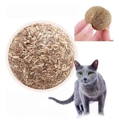 Pelota Para Gatos Catnip Hierba Gatera Natural Mercadolibre