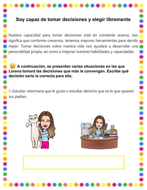 Toma De Decisiones Online Exercise Toma De Decisiones Actividades