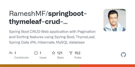 Github Rameshmf Springboot Thymeleaf Crud Pagination Sorting Webapp