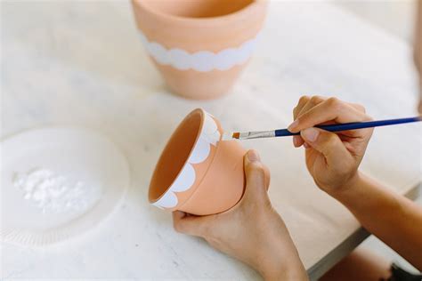 Diy Unas Macetas Delicadas De Terracota Decoraci N