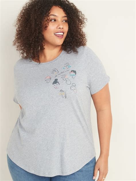 Old Navy Everywear Graphic Plus Size Tee Cute Graphic Tees For Women