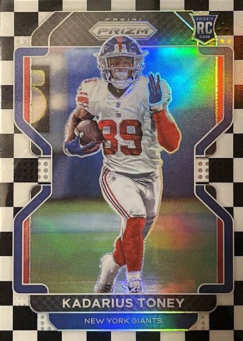 Kadarius Toney Prizm Black White Checker Ssp Price Guide