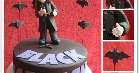 Black Sabath Torte Ozzy Osbourne Torte Black Sabbath Cake Ozzy