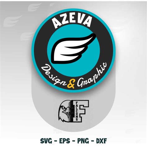 Falcons Svg Eps Png and Dxf Files Logo Sport Collection - Etsy