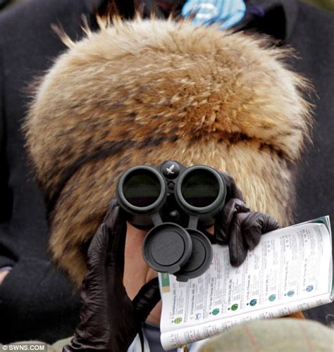 Fillies In Furs Defying The Freeze £2400 Mink Coat Bought On Course