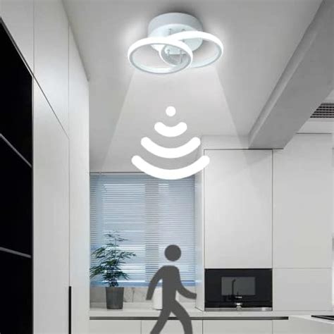 Eidearay Led Motion Sensor Ceiling Light Indoor W Cold White K