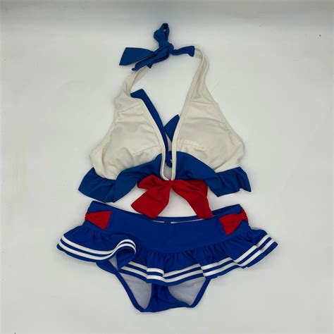 Hot Topic Sailor Moon Bikini Cosplay Swimsuit Gem