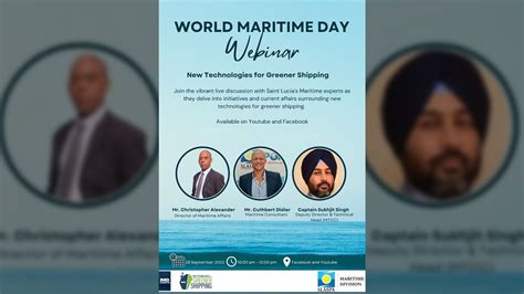 World Maritime Day Webinar New Technologies For Greener Shipping