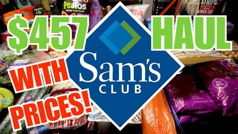 Huge Sams Club Haul 36 With Prices Youtube