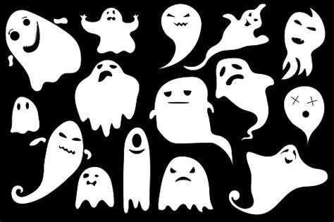 Monochrome Ghost Apparition Spook Horror Set Costume Evil Or Character Creepy Funny Cute Party