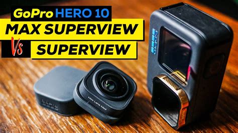 GoPro HERO 10 Black Field Of View Comparison Max Superview VS