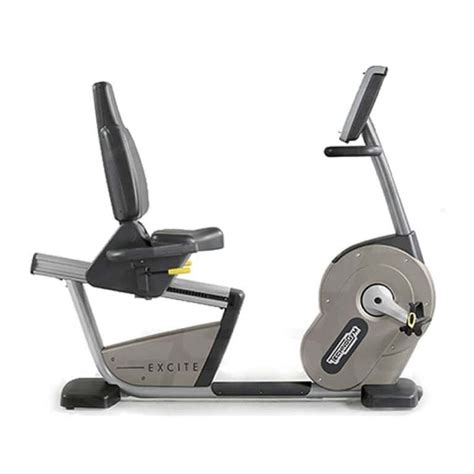 Technogym Recumbent Bike Excite 700 Touch Screen Unity Display Grays