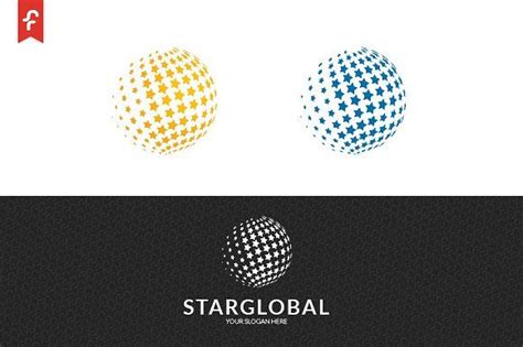 Star Global Logo Global Star Templates Logo Global Logo