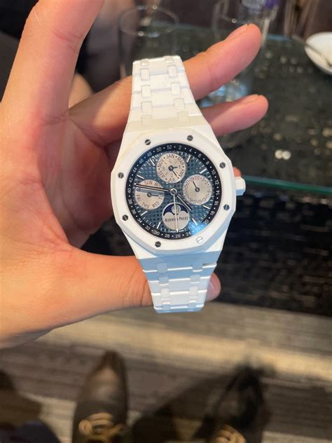 Audemars Piguet Royal Oak Perpetual Calendar White Ceramic Cb