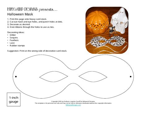 Halloween Mask Template Download Printable Pdf Templateroller