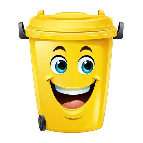 Happy Dustbin Png Clipart Free Happy Clipart Dustbin Clipart