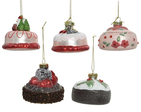 Decoris Glas Kerstbal Taart AVRI Bloem En Tuincentrum