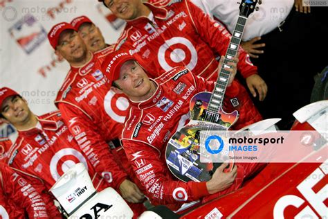 Race Winner Scott Dixon Nzl Target Chip Ganassi Racing And His