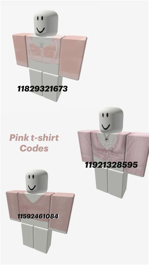 Pink T Shirt Codes Pink Tshirt Coding Shirts Pink Girl Outfits