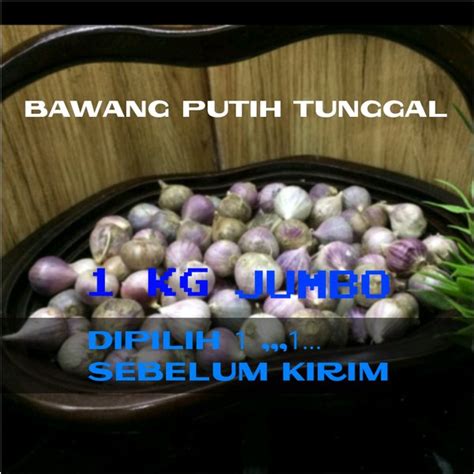 Jual Bawang Putih Tunggal Bawang Lanang Herbal JUMBO 1KG Di Lapak RAFI