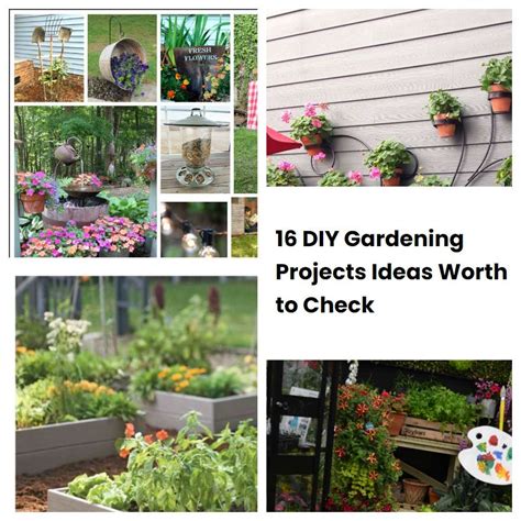 16 Diy Gardening Projects Ideas Worth To Check Sharonsable