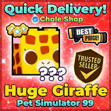 Huge Giraffe Roblox Game Items Gameflip