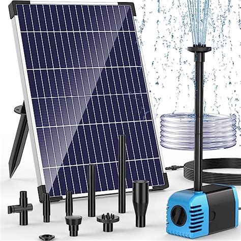 Amazon Poposoap Solar Water Fountain Pump W Solar Powered