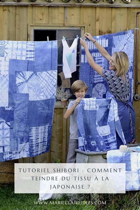 Tutoriel shibori comment teindre du tissu à la japonaise Teindre