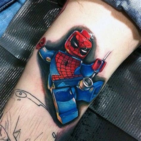 60 Lego Tattoo Designs For Men Toy Building Block Ink Ideas