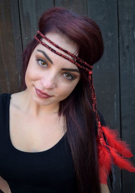 Braided Feather Headband Festival Headband Hippie Headband Etsy