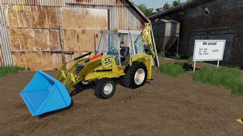 Old Jcb Cx Backhoe Loader V Fs Mods Farming Simulator Mods