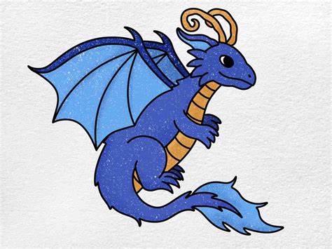 Draw a Cartoon Dragon - HelloArtsy