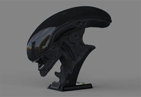 Stl File Alien Xenomorph Bust 3d Print Stl Model Diorama 👽 ・3d Print Design To Download・cults