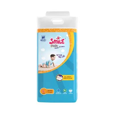 SMC Smile Baby Diaper Pants S 4 8 Kg 42 Pcs COXESHOP