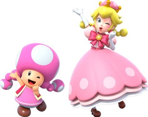 File New Super Mario Bros U Deluxe Toadette And Peachette 01 Png Super Mario Wiki The Mario