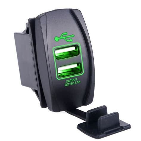 Herorider Chargeur Tanche Ports Double Usb Pour Moto Adaptateur De