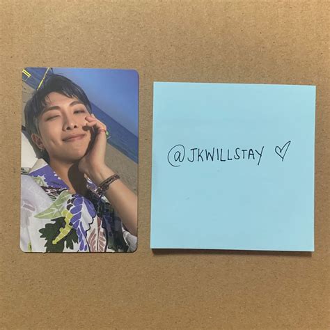 Namjoon Bts Butter Peaches Photocard Pc Hobbies Toys Memorabilia