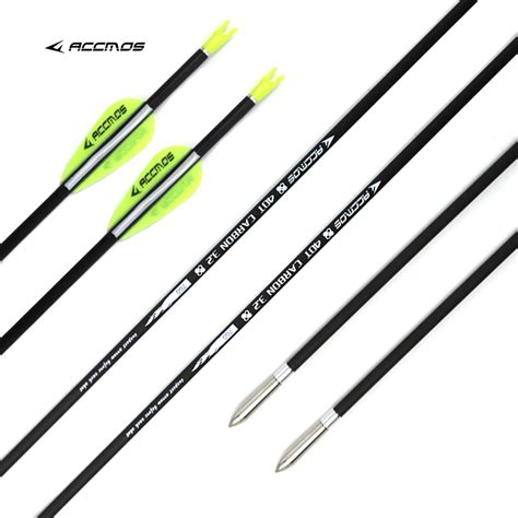 Accmos New 40t Carbon Arrow Id3 2mm Spine 350 400 500 600 700 800 1000