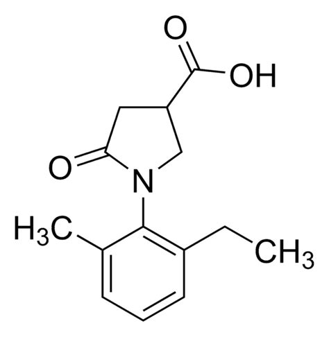 1 2 Ethyl 6 Methylphenyl 5 Oxo 3 Pyrrolidinecarboxylic Acid