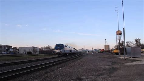 Amtrak 5 California Zephyr At Mendota Illinois YouTube