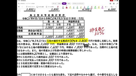 全商簿記1級会計 過去問90回 第2問 連結 Youtube