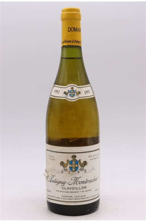 Domaine Leflaive Puligny Montrachet Er Cru Clavoillon Promo