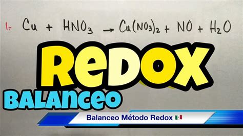 Balanceo por Método REDOX muy fácil YouTube