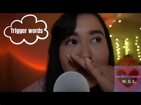 Asmr Mins Of Repeated Trigger Words For Sleep Whispers Mouth