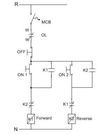 Forward And Reverse Starter Wiring Diagram